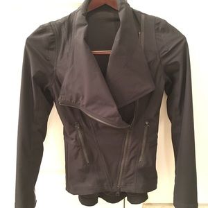 Lululemon Black Peplum Jacket